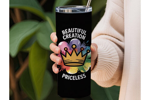 Royal King Crown 20oz Tumbler Wrap Sublimation DesignSVG 