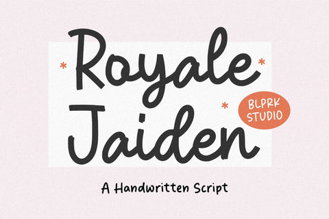 Royale Jaiden Font Font Balpirick 