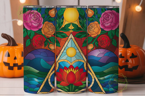 RPG Dice Game 20oz Tumbler Wrap Sublimation PixelChick 