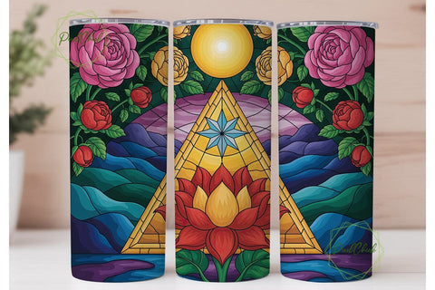 RPG Dice Game 20oz Tumbler Wrap Sublimation PixelChick 