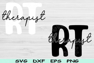 RT Svg Dxf Png Cut File, Respiratory Therapist Svg, Respiratory Therapy Svg Files For Cricut, Nurse Svg Digital Download Sublimation Designs SVG TiffsCraftyCreations 