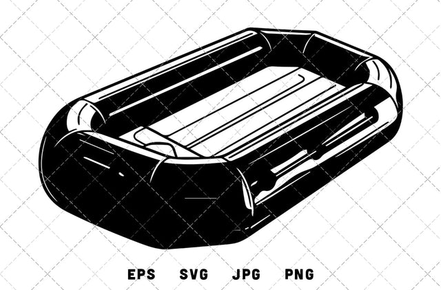 Rubber Raft Vector Graphics - JPG, SVG, PNG, EPS - Digital Download with Commercial License for Cricut, Silhouette, Scan N Cut Crafting SVG Loveleen Kaur 