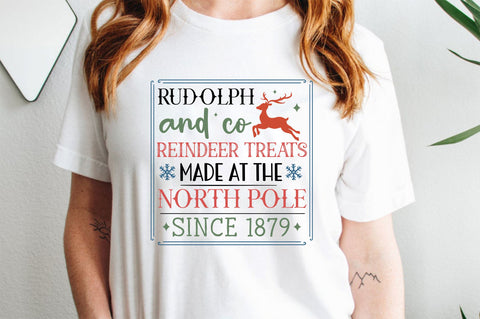 Rudolph and co reindeer treats Svg design SVG Regulrcrative 