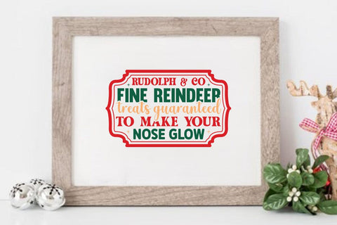 Rudolph & co fine reindeer treats guaranteed to make your nose glow SVG Angelina750 
