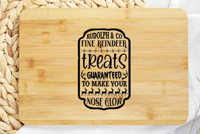 Rudolph & co fine reindeer treats guaranteed to make your nose glow SVG Angelina750 