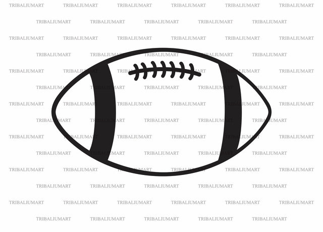 Rugby (American football) Ball SVG TribaliumArtSF 
