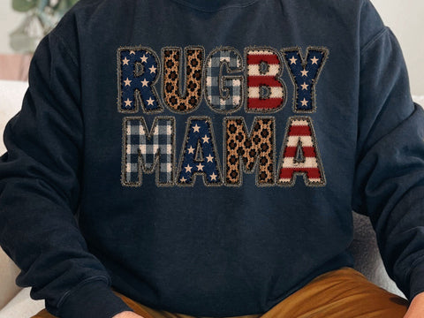 Rugby Mama PNG Patriotic Sports Art SVG artprintfile 