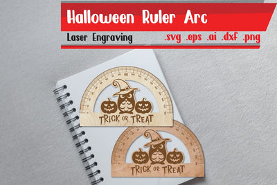 Ruler Arch - Ruler Protactor - Wooden Ruler SVG zafrans studio 