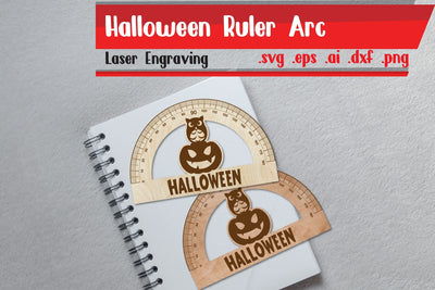 Ruler Arch - Ruler Protactor - Wooden Ruler SVG zafrans studio 