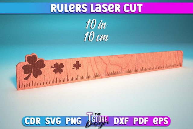 Rulers Laser Cut Design | Rulers SVG Design | CNC Files SVG The T Store Design 