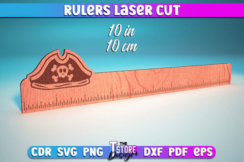 Rulers Laser Cut Design | Rulers SVG Design | CNC Files SVG The T Store Design 