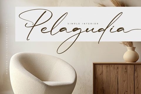 Rulligedro - Modern Calligraphy Script Font Letterena Studios 