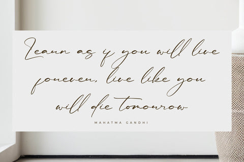 Rulligedro - Modern Calligraphy Script Font Letterena Studios 