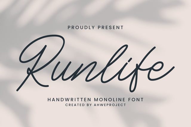 Runlife Font ahweproject 