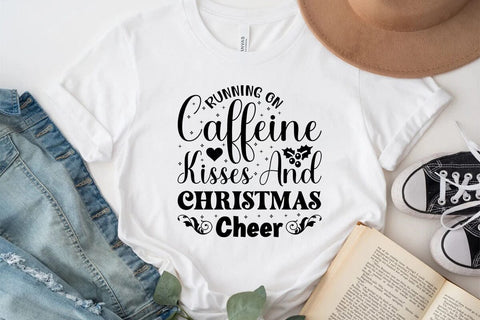 Running On Caffeine Kisses & Christmas Cheer SVG Angelina750 