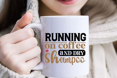 Running on coffee and dry shampoo SVG Angelina750 