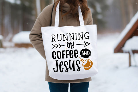 Running on coffee and jesus SVG design SVG Regulrcrative 