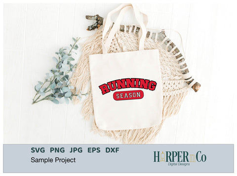 Running Season Laser SVG EPS Cut File SVG HarperNCo 