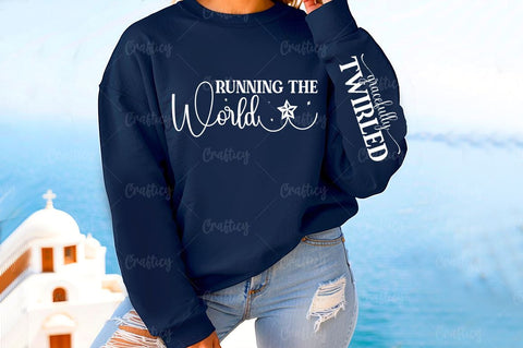 Running the world Sleeve SVG Design SVG Designangry 