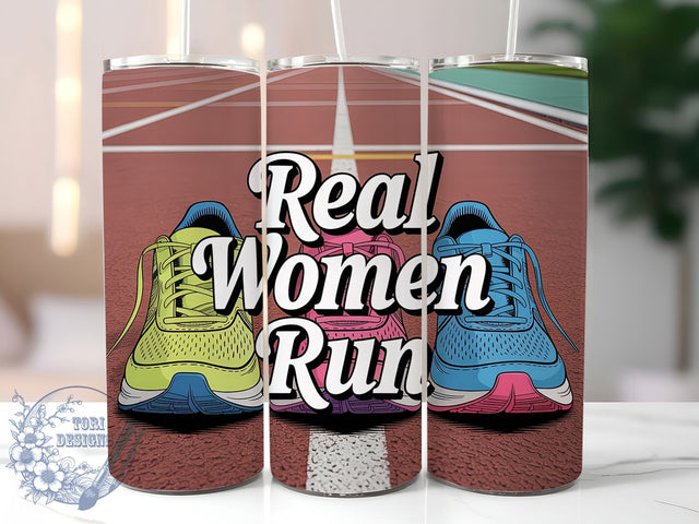 Running Woman Motivational Fitness Tumbler, Motivational Fitness Cup, Athletic Gift Tumbler, 20Oz Sublimation Wrap, Runner Quote Design, Women Athlete Tumbler, Marathon Gift Cup Sublimation ToriDesigns 