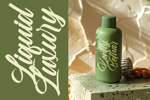 Rushed Elegance - Bold Calligraphy Font Font Letterena Studios 