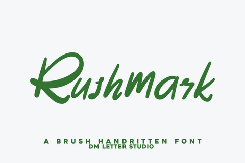 Rushmark Font Dm Letter Studio 