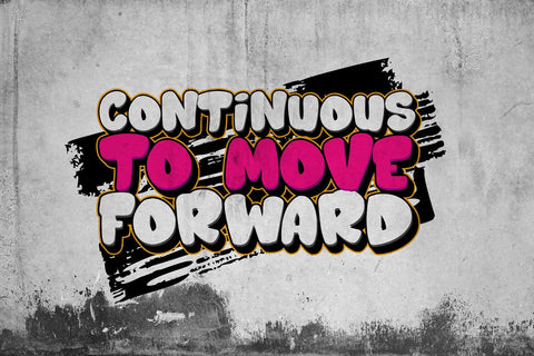 Rusted Vibe | Layered Graffiti Typeface Font Mozzatype 