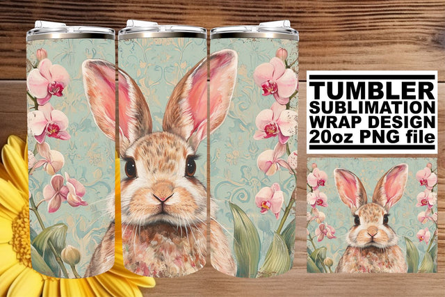 Rustic Barnyard & Bloom Tumbler Design - Spring Sublimation afrosvg 