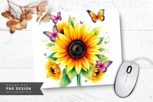 Rustic Blossom Field Mousepad SVG Regulrcrative 