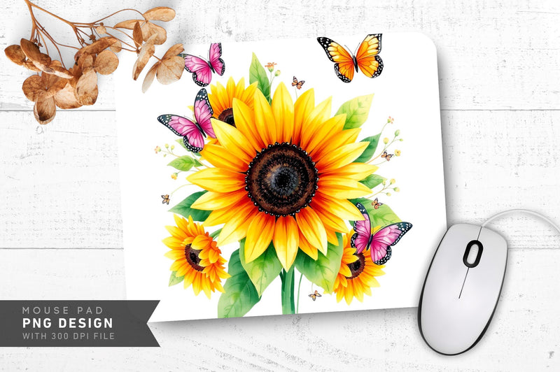 Rustic Blossom Field Mousepad SVG Regulrcrative 