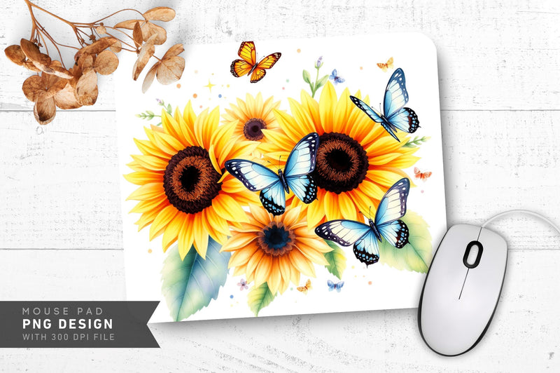 Rustic Blossom Field Mousepad SVG Regulrcrative 