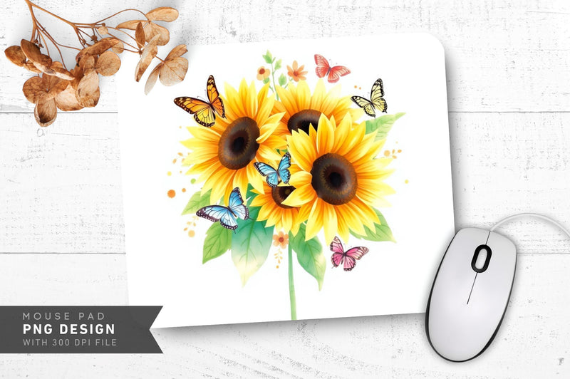 Rustic Blossom Field Mousepad SVG Regulrcrative 
