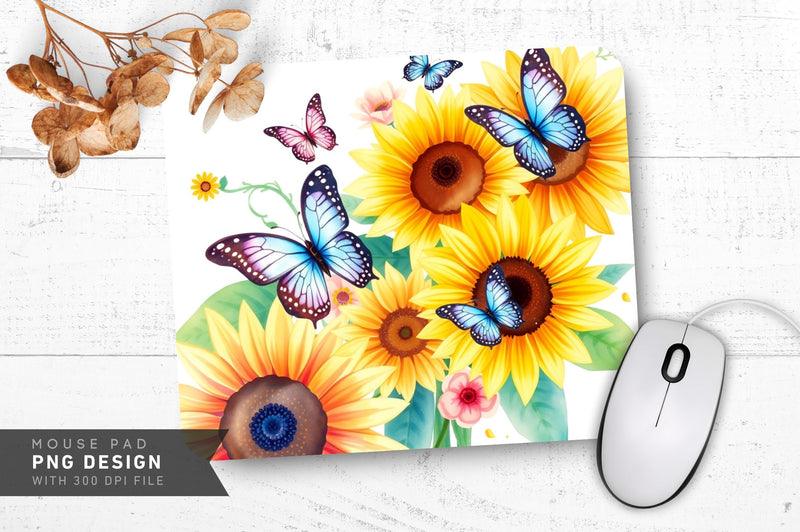 Rustic Blossom Field Mousepad SVG Regulrcrative 
