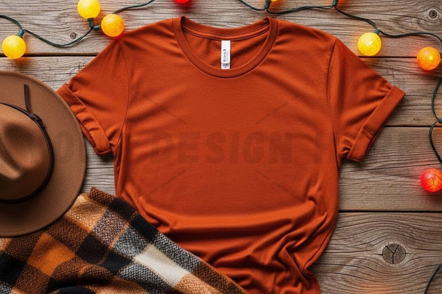 Rustic brown t-shirt mockup design Mock Up Photo Designangry 