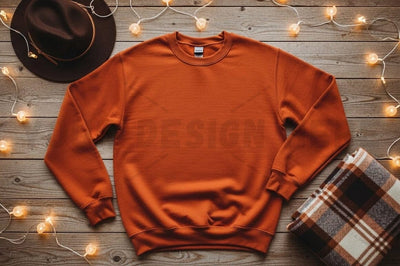 Rustic brown t-shirt mockup with accessories Mock Up Photo Designangry 