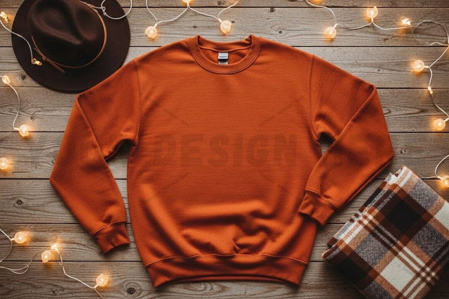 Rustic brown t-shirt mockup with accessories Mock Up Photo Designangry 