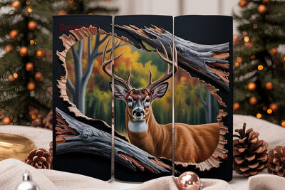 Rustic Buck 20oz Tumbler Wrap Sublimation DesignSVG 