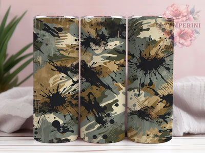 Rustic Camo Outdoor Adventure Tumbler, Camo Print Wrap, Rustic Camo Tumbler, Military Style Wrap, Outdoor Adventure Wrap, Sublimation Design, Trendy Gift Idea Sublimation Li Zamperini 