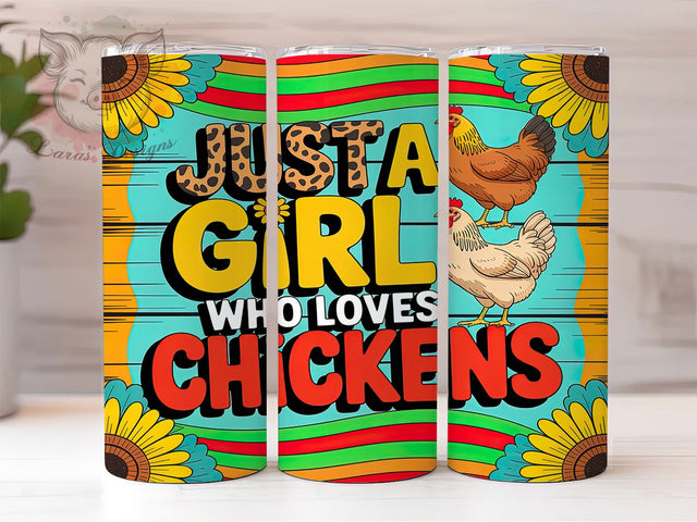 Rustic Chicken Lover Tumbler, Western Farm Pattern, Rustic Cowgirl Design, 20Oz Sublimation Wrap, Funny Chicken Art, Country Girl Texture, Tumbler Sublimation Sublimation Lara' s Designs 