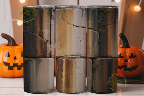 Rustic Concrete 20oz Tumbler Wrap Sublimation PixelChick 