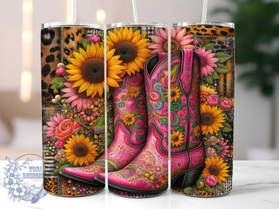Rustic Country Cowgirl Tumbler, Rustic Cowgirl Tumbler, Western 20oz Wrap, Sublimation Design, Stylish Cowgirl Gift, Rustic Western Wrap, Farmhouse Cowgirl Tumbler Sublimation ToriDesigns 