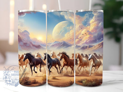 Rustic Country Horse 20 oz Skinny Tumbler Sublimation Design Digital Download PNG Sublimation ToriDesigns 