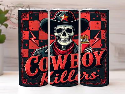 Rustic Cowboy Country 20oz Tumbler Wrap, Western Theme Tumbler, Rustic Cowboy Gift, Funny Cowboy Design, Sublimation Wrap, Country Life Tumbler Sublimation Lara' s Designs 