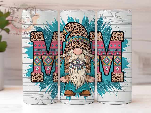 Rustic Cowboy Gnome Tumbler Wrap, Western Mom Gift, Farmhouse Gnome Design, Country Tumbler Wrap, Rustic Sublimation Template, Gnome Lover Present, Southern Style Tumbler Sublimation Lara' s Designs 
