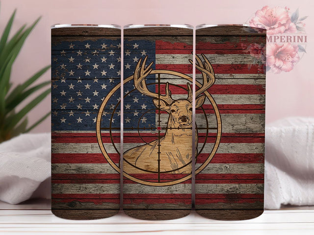 Rustic Deer Hunting Camo Tumbler Wrap, Wood Grain Tumbler Design, 20oz Skinny Tumbler Wrap, Hunting Season Sublimation, Rustic Outdoor Tumbler Wrap, Buck Hunter Tumbler Design Sublimation Li Zamperini 