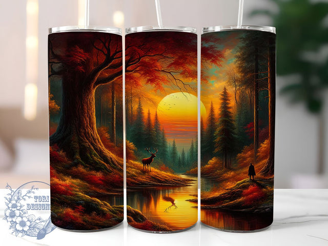 Rustic Deer Hunting Season Tumbler, Hunting Season Tumbler, Outdoor Hunter Wrap, Wildlife Hunting Wrap, Rustic Deer Wrap, Sublimation Design, Trendy Gift Idea Sublimation ToriDesigns 
