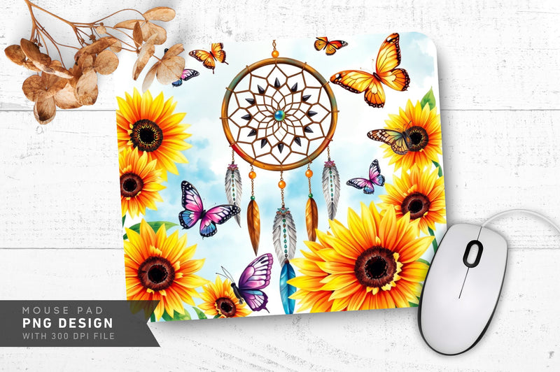 Rustic Dreamcatcher Mousepad PNG Design Sublimation Regulrcrative 