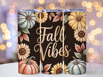 Rustic Fall Sunflower Tumbler Wrap, Fall Vibes Sublimation, Autumn Floral Drinkware, 20oz Skinny Tumbler Wrap, Rustic Sunflower Wrap, Seasonal Sublimation Design, Harvest Theme Tumbler Sublimation SvggirlplusArt 