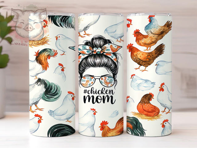 Rustic Farm Life Chicken Tumbler, Chicken Owner Gift, Poultry Mom Present, Farmhouse Cup Design, Backyard Chicken Gift, Farm Girl Cup, Sublimation Template Sublimation Lara' s Designs 