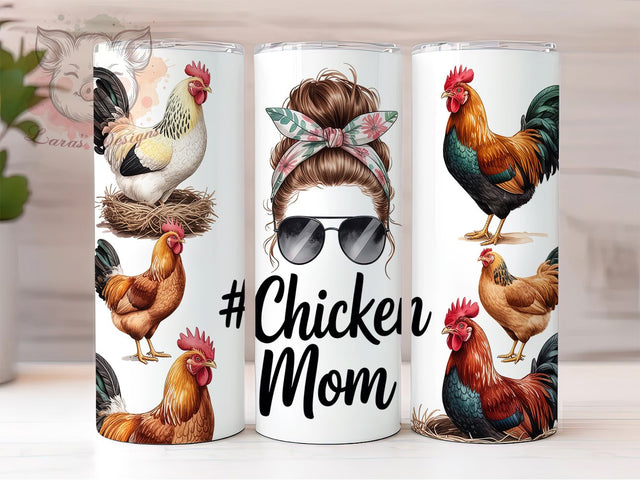 Rustic Farm Life Chicken Tumbler, Chicken Owner Gift, Poultry Mom Present, Farmhouse Cup Design, Backyard Chicken Gift, Farm Girl Cup, Sublimation Template Sublimation Lara' s Designs 